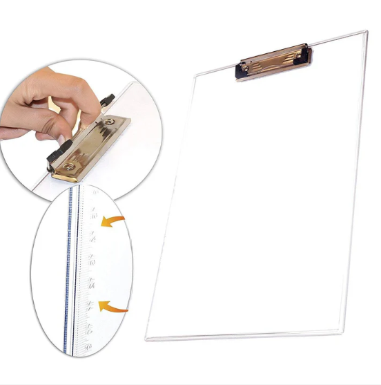 Transparent Exam Pad – Unbreakable with Centimeter Ruler | Indo Glow - Image 3