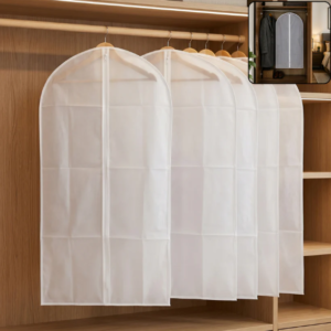 Foldable Suit Cover – Space-Saving Non-Woven Clothes Protection
