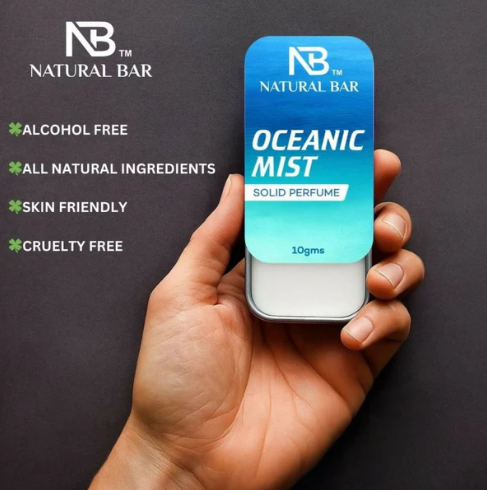 Oceanic Mist Solid Perfume – Alcohol Free Long Lasting Fragrance