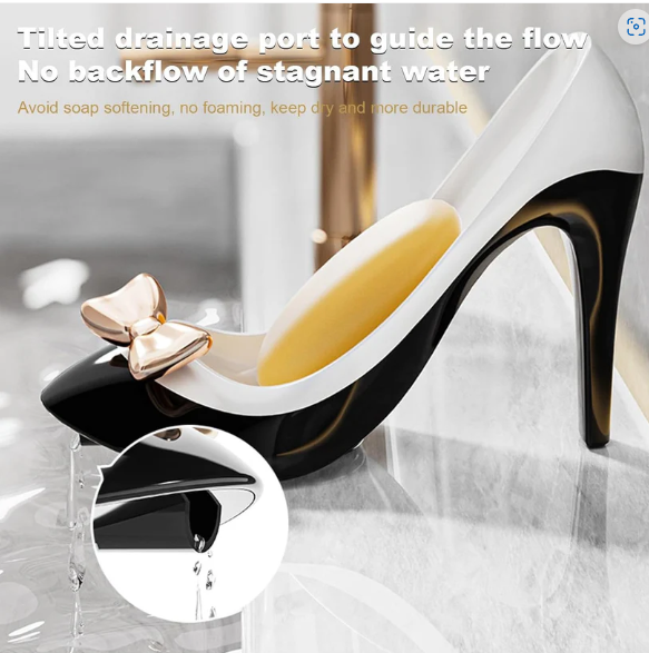 High Heels Soap Box – Stylish Suction Cup Soap Holder