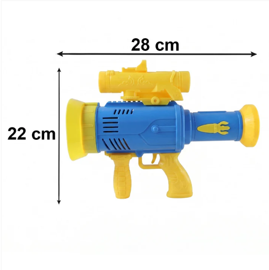 Automatic Bubble Gun – Rechargeable with Colorful Lights for Kids - Image 4