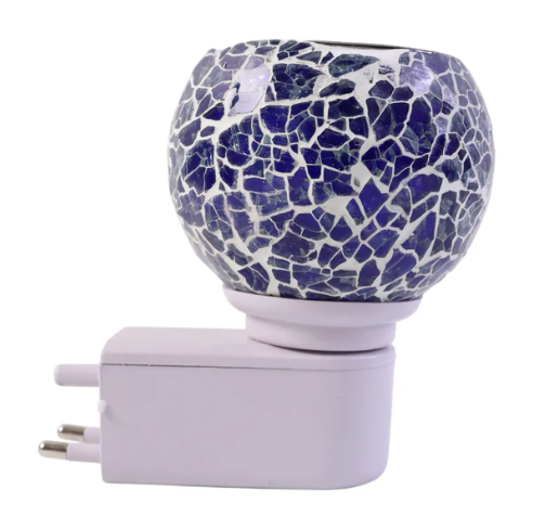 Mosaic Glass Night Lamp – Decorative Warm Glow Plug-in Light - Image 4