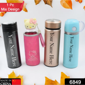 Stainless Steel Vacuum Bottle – 24hr Hot & Cold with Cup | CustomSpot