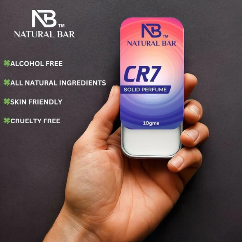 CR7 Solid Perfume – Alcohol-Free, Long-Lasting Fragrance 10g