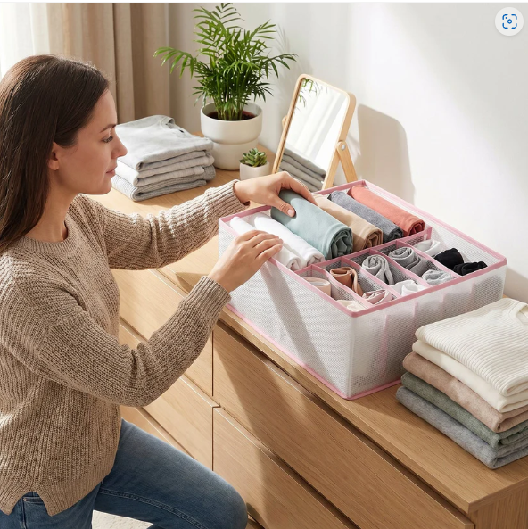 Clothes Storage Organizer – Foldable, Space-Saving & Durable Fabric