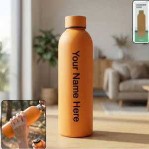 Stainless Steel Vacuum Insulated Water Bottle – Keeps Drinks Hot & Cold