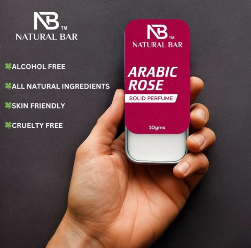 Arabic Rose Solid Perfume – Alcohol-Free Long Lasting Fragrance