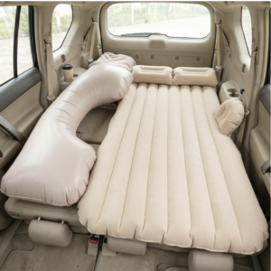 Portable Car Air Mattress – Foldable for Travel & Camping Comfort, Car Sofa by Pillowva