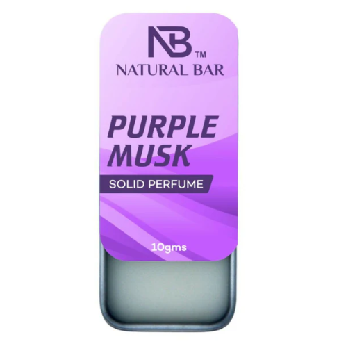 Purple Musk Solid Perfume – Alcohol-Free Long-Lasting Fragrance