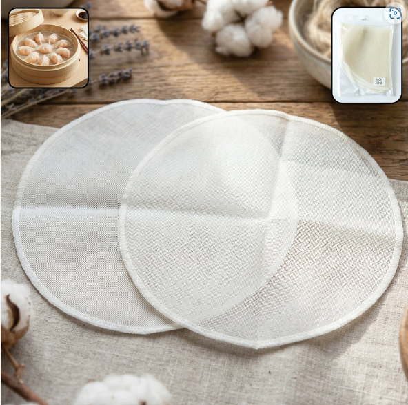 Reusable Cotton Steam Cloth – Non-Stick, Eco-Friendly, Easy to Clean