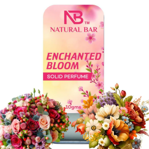Enchanted Bloom Solid Perfume – Alcohol-Free Long-Lasting Fragrance