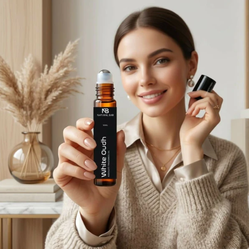 White Oud Attar Roll-On – Long-lasting Non Alcoholic Perfume