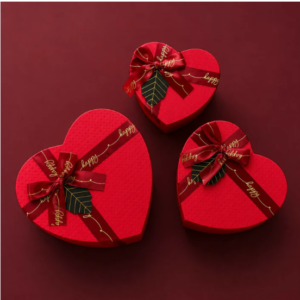 Heart-Shaped Gift Box Set – Elegant Nested Design for Special Occasions