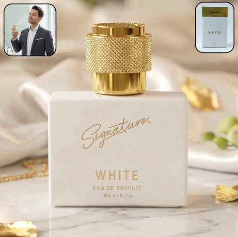 Signature White Eau De Parfum – Long-Lasting Refreshing Scent