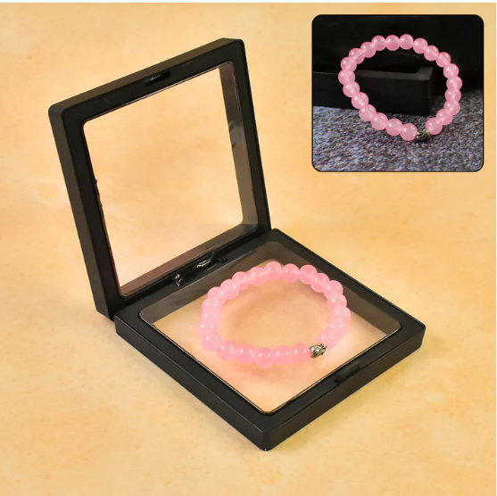 Pink Beaded Bracelet – Elegant Lightweight Jewelry Gift