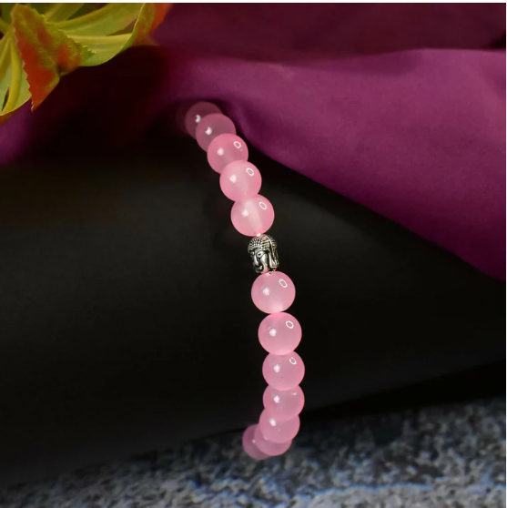 Pink Beaded Bracelet – Elegant Lightweight Jewelry Gift - Image 4