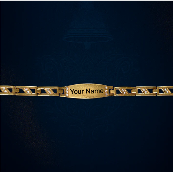 Custom Name Bracelet – Elegant Gold-Plated Ethnic Wristwear - Image 2