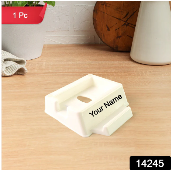 Plastic Mobile Holder Stand – Compact Wall Mounted Organizer - Image 3