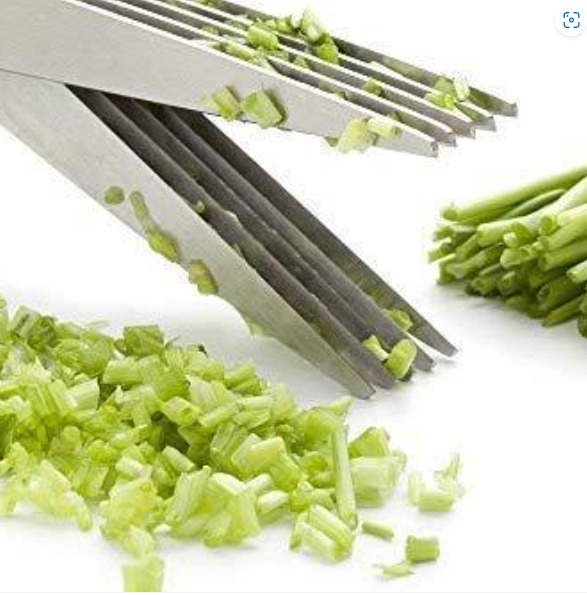 5-Blade Herb Scissors – Stainless Steel Kitchen Cutter | Quickslice