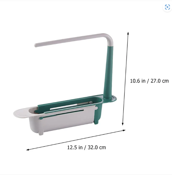 Expandable Dish Drying Rack – Adjustable Sink Organizer | CookAura