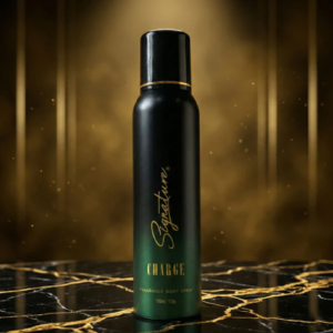 Signature Charge Body Spray – Long Lasting masculine scent for Men