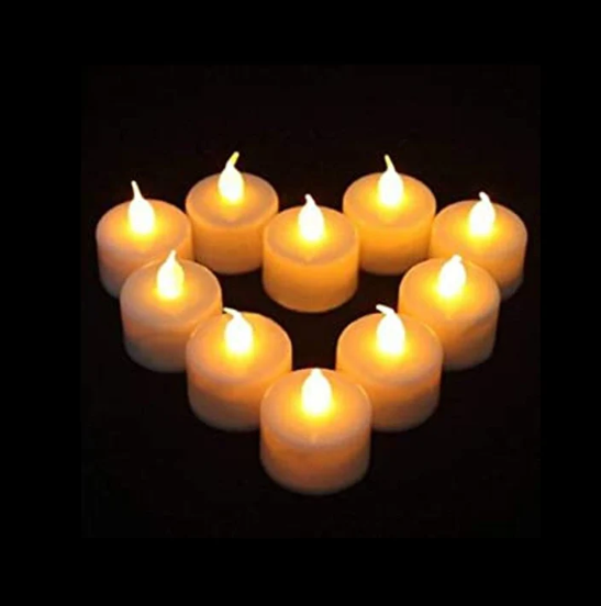 LED Tealight Candles – White 24 Pcs for Diwali Decor | Indo Glow - Image 4