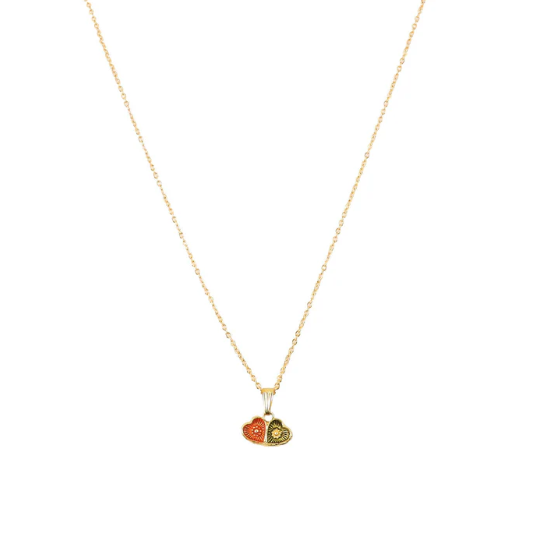 Dual Heart Pendant Necklace – Elegant Design for Women - Image 5