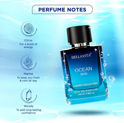 Men's Eau De Perfume – Refreshing Ocean Scent for Daily Wear