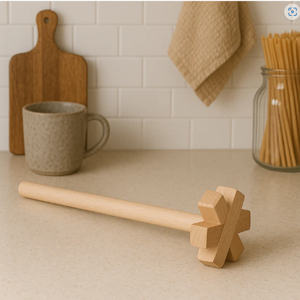 Wooden Blender – Durable & Easy Grip for Kitchen | Dabster