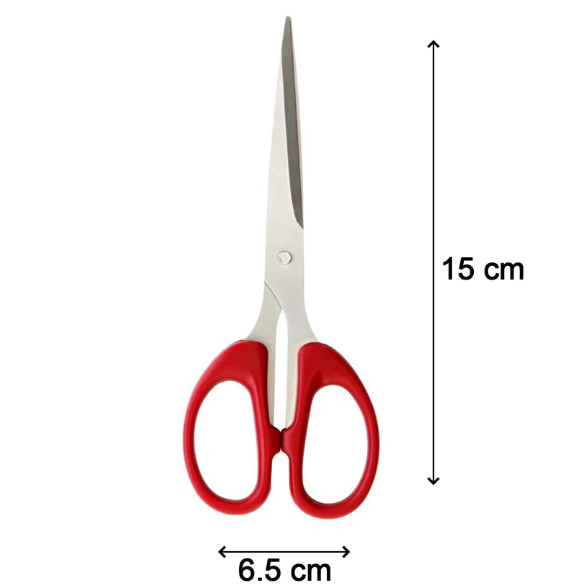 Stainless Steel Scissors – 160mm Ergonomic Grip | Cisora