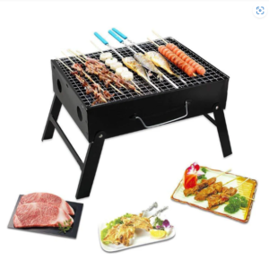 Folding Charcoal Grill – Portable Carbon Steel BBQ | Siplix