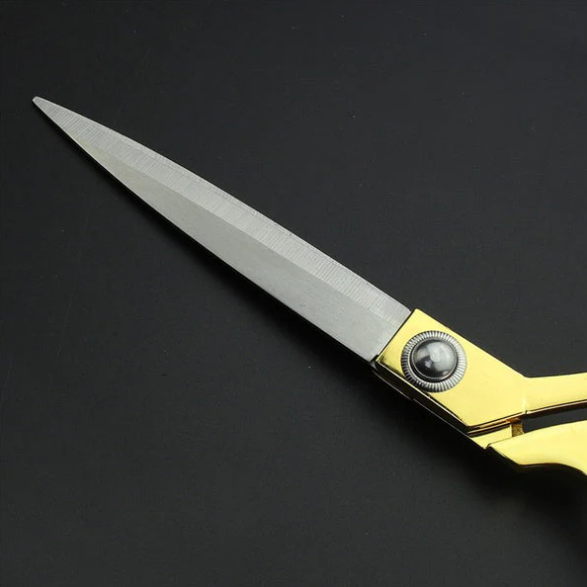 Cloth Cutting Scissors – Gold Plated, Heavy Duty Tailoring Shears | Cisora