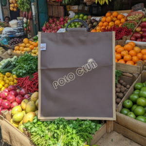 Reusable Shopping Bag – Durable Multicolor Polo Club Tote