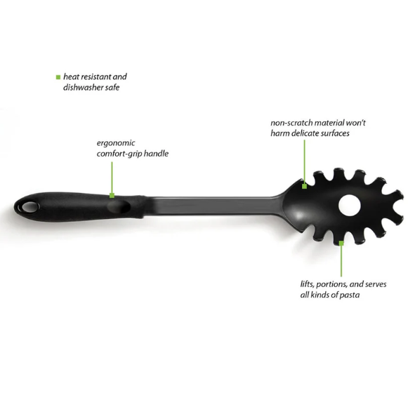 Heat-Resistant Pasta Server – Non-Stick & Easy Clean | Serve Stellar