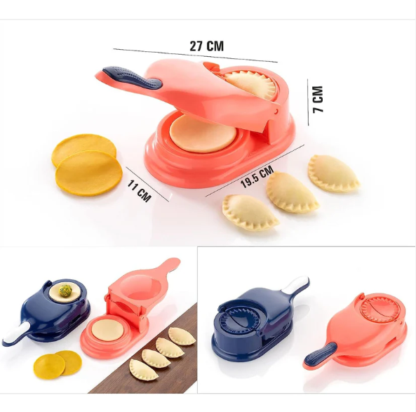 Gujiya Maker – 2-in-1 Dumpling Skin Press | Bake & Dwell