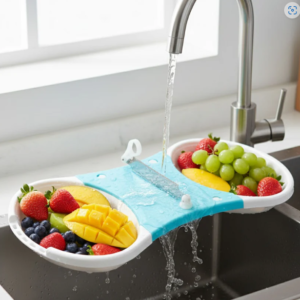 Vegetable Cutter and Washer – Adjustable 2-in-1 Kitchen Tool | Quickslice