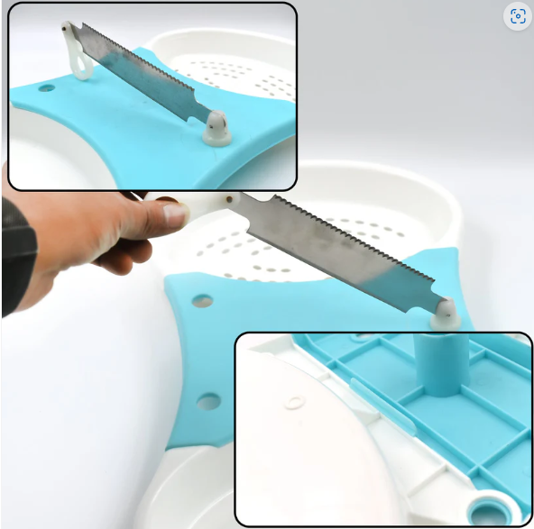 Vegetable Cutter and Washer – Adjustable 2-in-1 Kitchen Tool | Quickslice