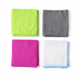 Microfiber Cleaning Cloth - 4 Pieces for Home & Car Use