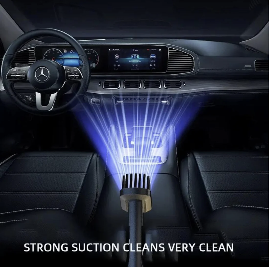 Wireless Car Vacuum Cleaner – Portable 2-in-1 Dust Buster | Velvet Wheels