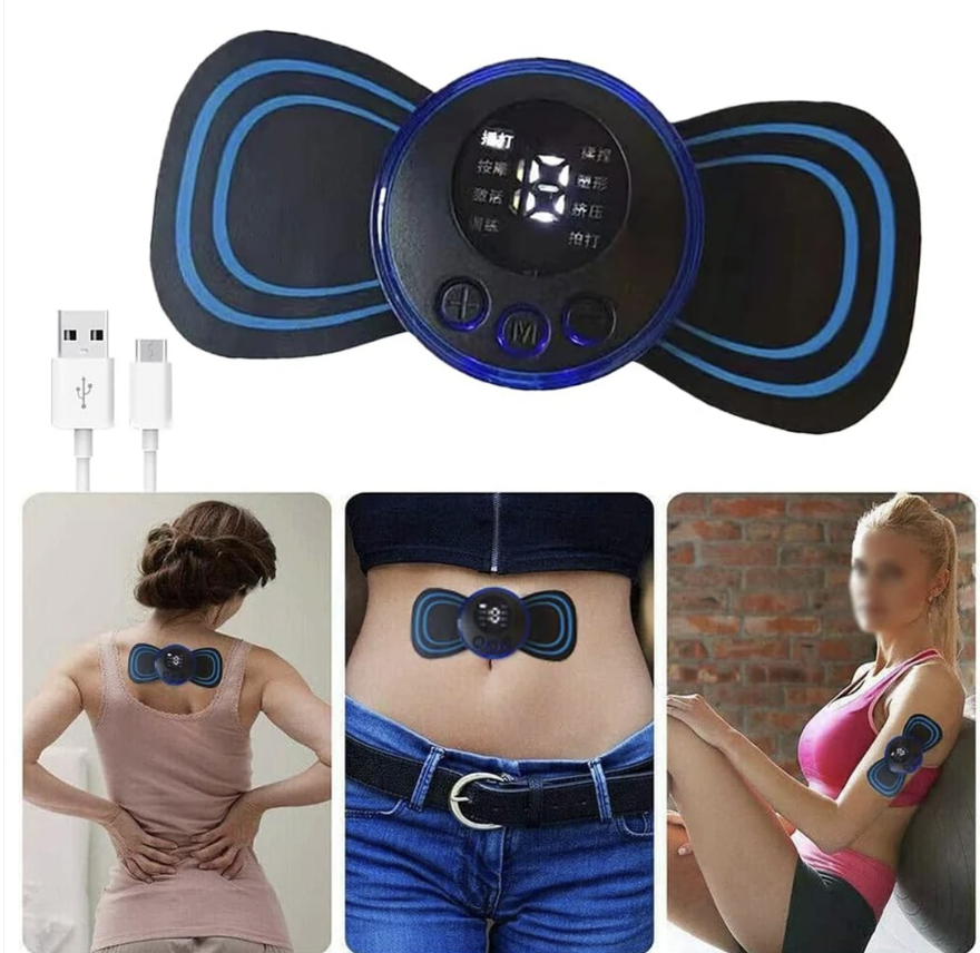 Portable Neck Massager – USB Rechargeable EMS | Velvet Wellness