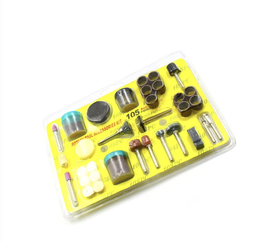 Rotary Tool Accessories Kit – 105-Piece Versatile Set | BoltForce