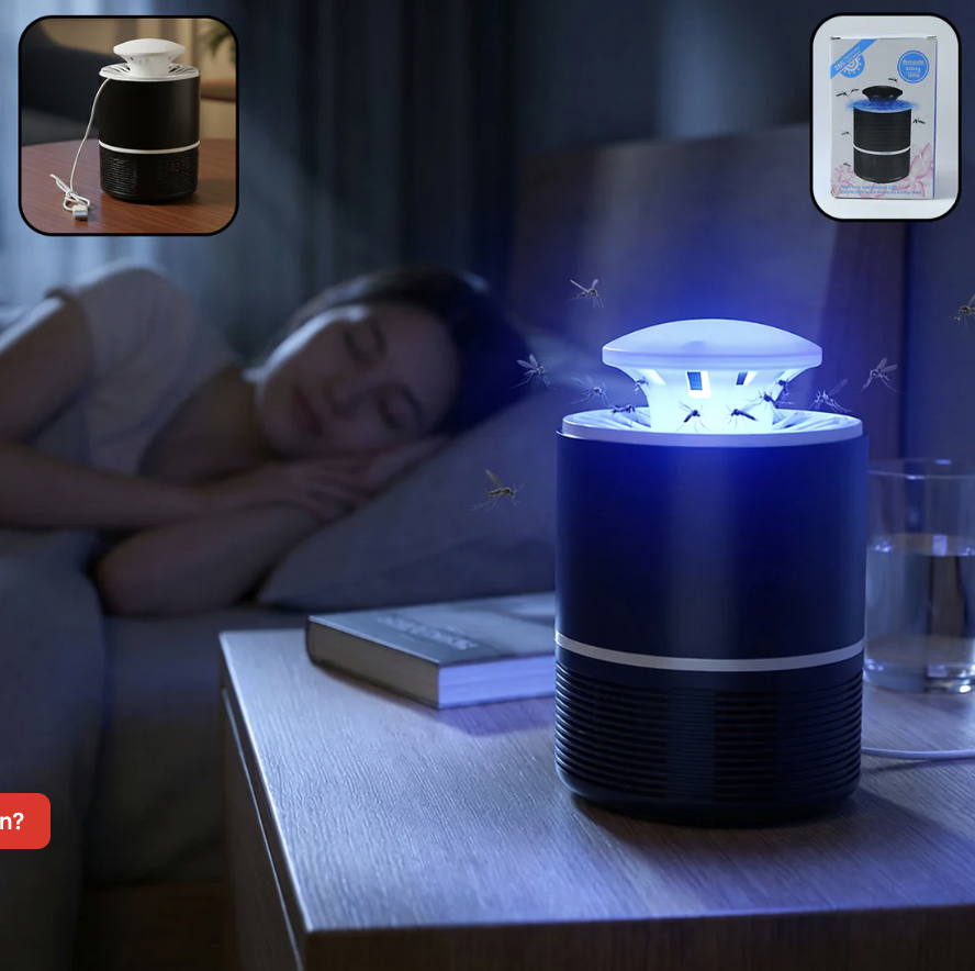 USB mosquito killer lamp – silent, chemical-free indoor pest control