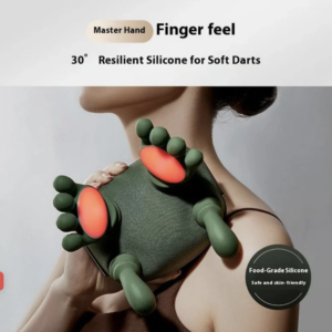 Neck & Shoulder Massager – Rechargeable Kneading with Heat Therapy