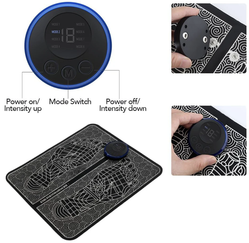 EMS Foot Massage Mat – USB Powered Relaxation & Recovery