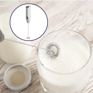 Electric Milk Frother – Handheld Wand Mixer for Coffee | Grippy