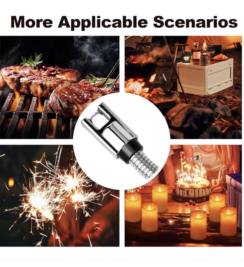 Electric Arc Lighter – USB Rechargeable with 360° Flexible Neck