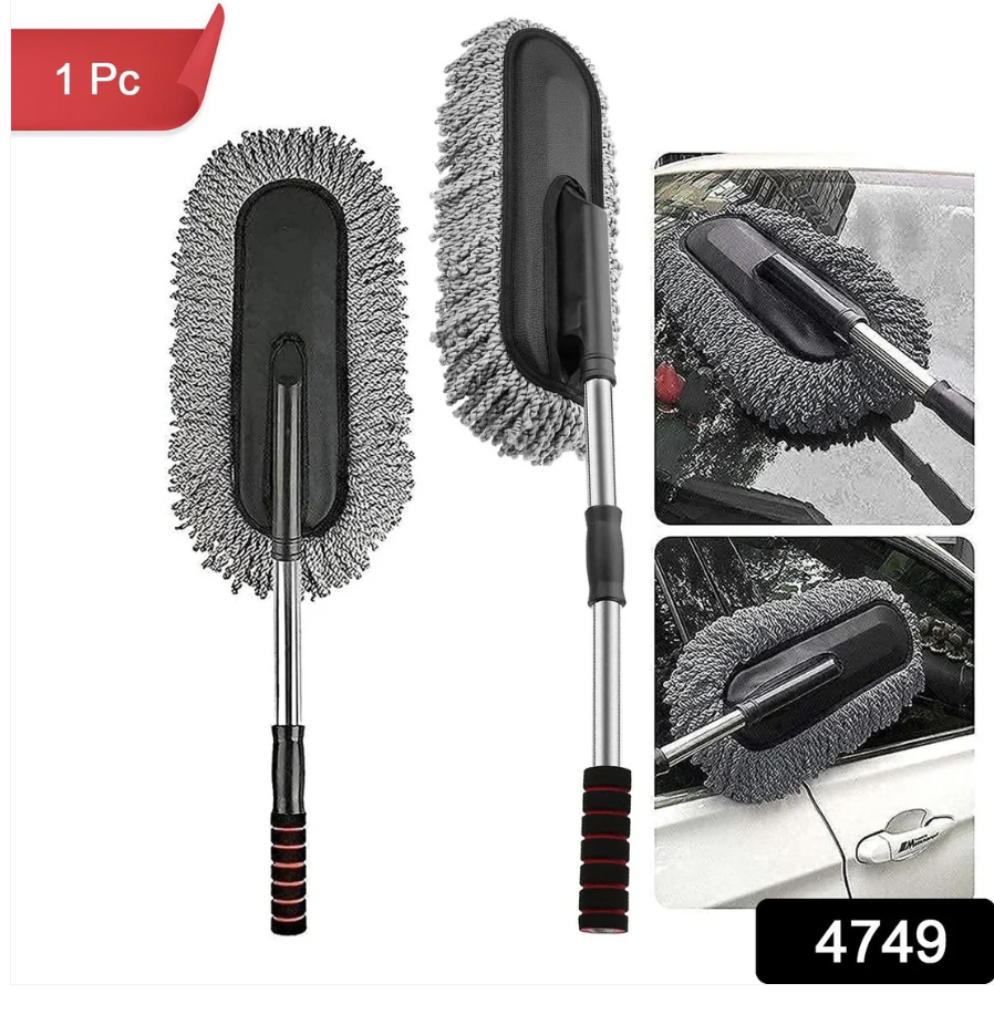Car Duster – Retractable Handle Microfiber | Velvet Wheels