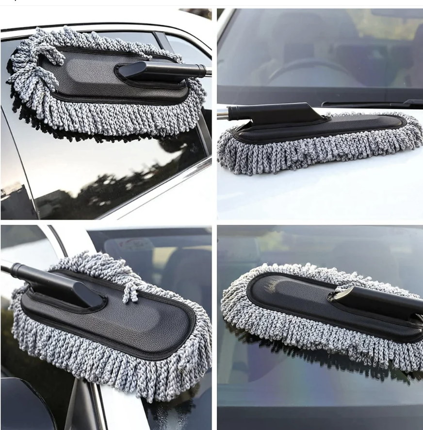 Car Duster – Retractable Handle Microfiber | Velvet Wheels