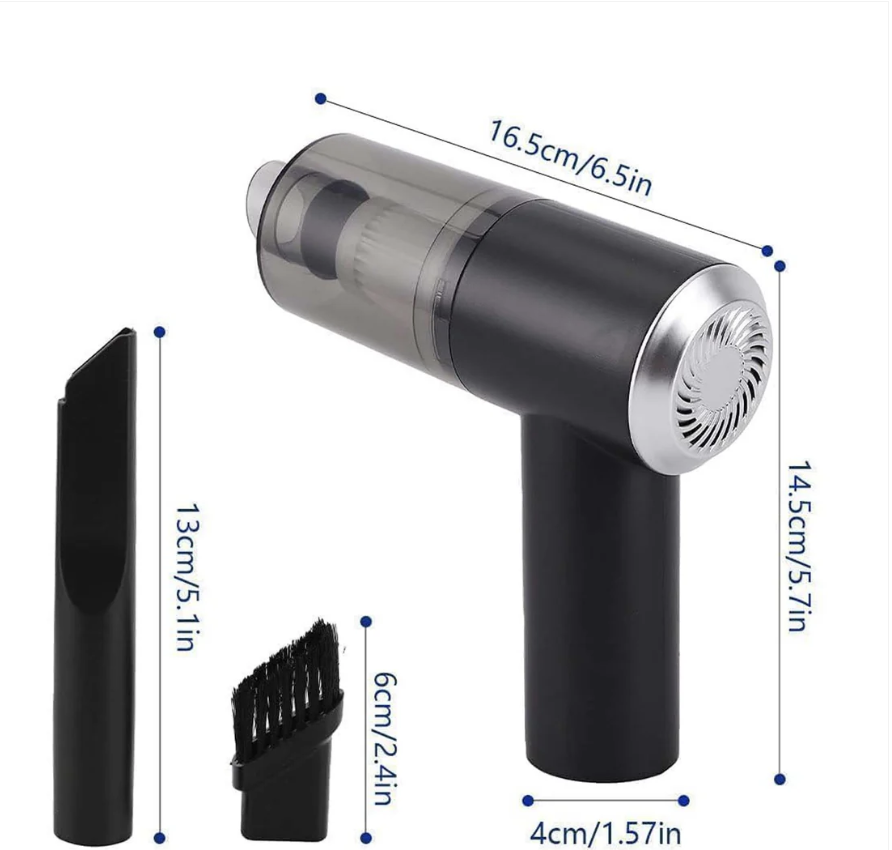 Wireless Handheld Vacuum Cleaner – 120W USB Rechargeable | storenzo