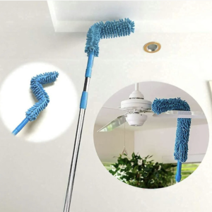 Adjustable Dust Brush – Extendable Handle, Microfiber Head | Garth